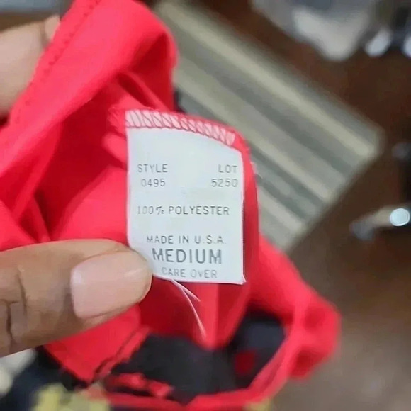 Beth Michaels Vintage Red sexy slip dress. Size Medium - Picture 4 of 5